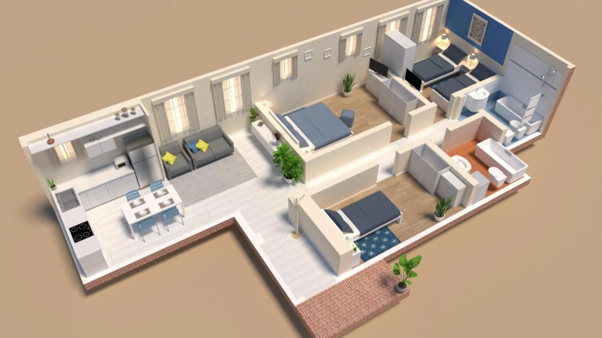 ונציה Ca' Degli Antichi Giardini Apartments איטליה