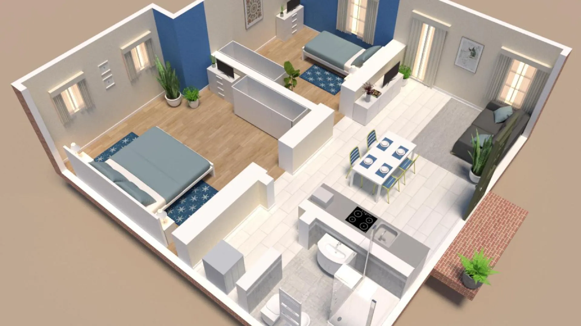 ונציה Ca' Degli Antichi Giardini Apartments מלון דירות